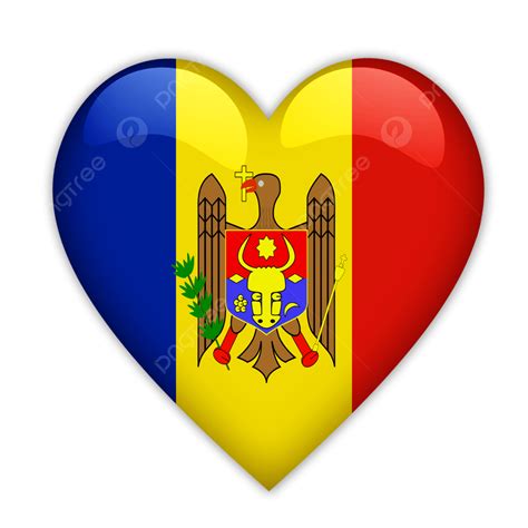 Moldova Flag Love Symbol, Moldova Flag Love, Moldova Flag, Moldova PNG ...