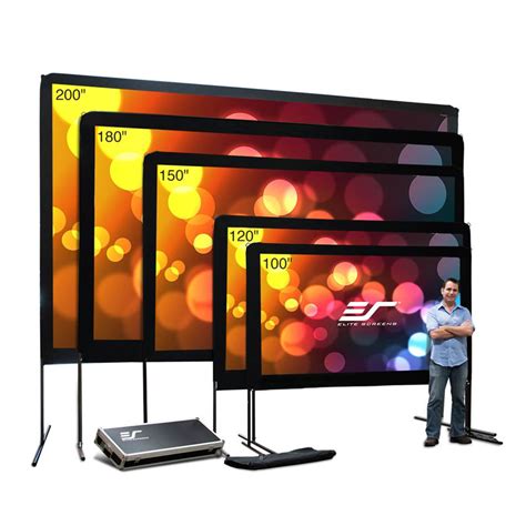 Elite Screens Yard Master Portable Outdoor Projector Screens Various ...