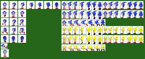 SRB2 Pre-Halloween Sonic Sonic 3 Style Sprites by ColdsterColdy on ...