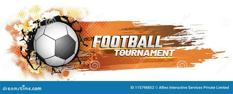 Web Header or Banner Design for Football Tournament with Soccer Stock ...