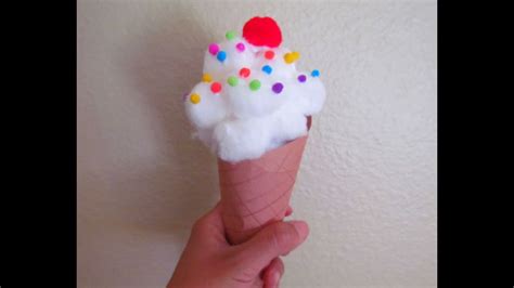 How to make an Ice Cream Cone craft - YouTube