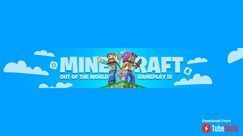 Minecraft Youtube Channel Art Template