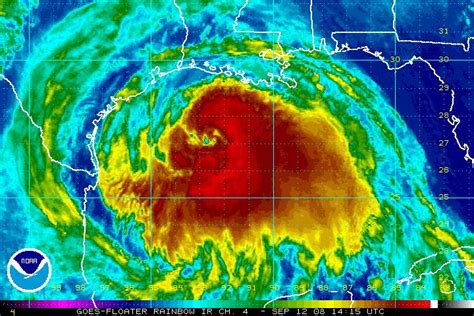 Hurricane Ike Windfield and Warnings | Symon Sez