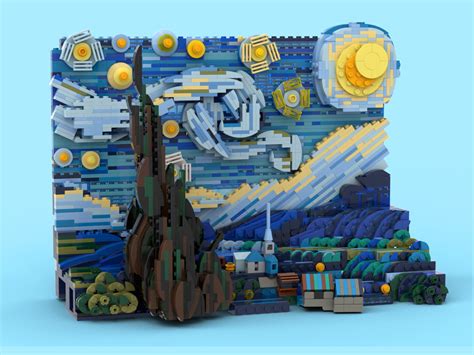 Vincent van Gogh's Starry Night Gets a 1,552-Piece LEGO Ideas Set ...