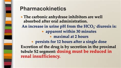 Carbonic anhydrase inhibitors | PPT