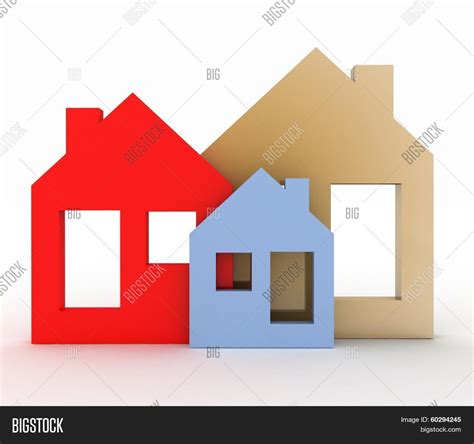 3d Model House Symbol Image & Photo (Free Trial) | Bigstock