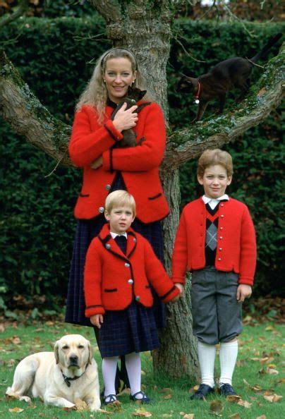 Princess Michael of Kent with her children Lord Frederick Windsor and ...