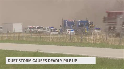 Six dead after dust storm causes crashes in Illinois | wqad.com