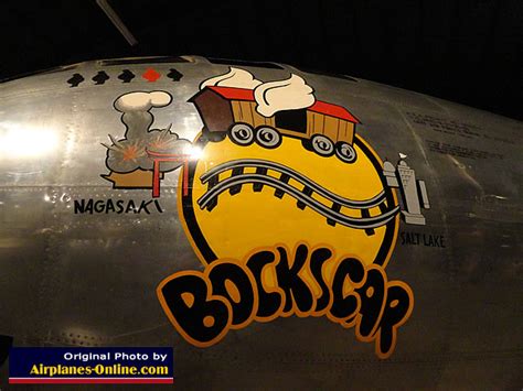 Boeing B-29 Superfortress Bockscar, a surviving bomber from World War ...