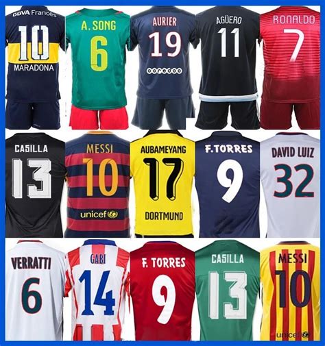 Soccer Club Famous Player Name And Numbers On Jersey - Buy Club Player ...