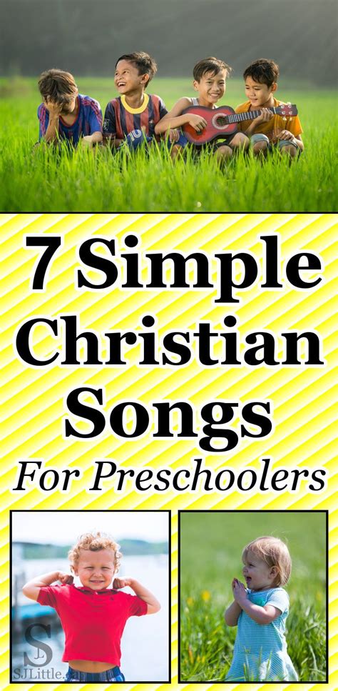 7 Simple Christian Songs for Preschoolers | Bible songs for kids ...