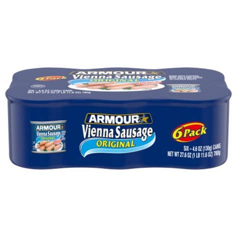 Armour Original Vienna Sausage, 6 ct / 4.6 oz - Fry’s Food Stores