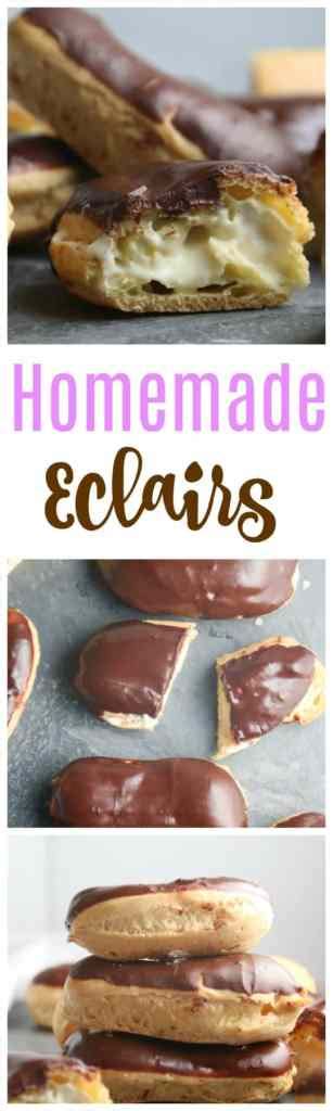 Traditional French Eclair Recipe (with step by step photos!) - Boston ...