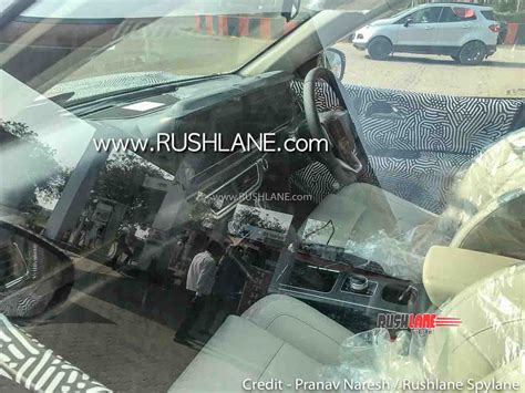 2021 Mahindra XUV500 Interiors Spied In Detail - 3rd Row Gets ...