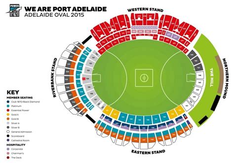 Adelaide Oval Seating Map - Map Of South America