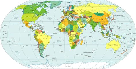 Large detailed political map of the World. Large detailed political ...