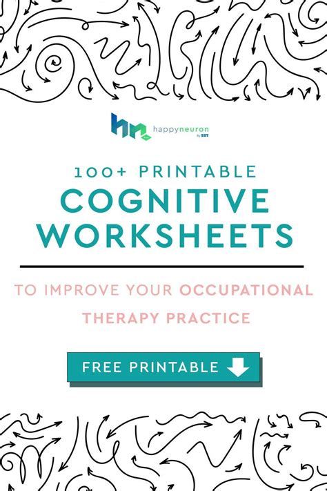 Free cognitive worksheets – Artofit