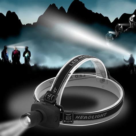 2018 Original Portable Head Lamp Adjustable Zoom Water Chestnut Camping ...