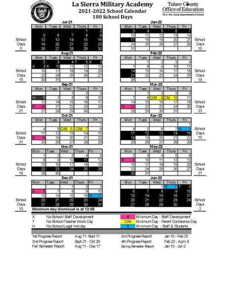 TCOE | School Calendar