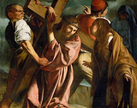 Christ Carrying The Cross Painting by Orazio Gentileschi