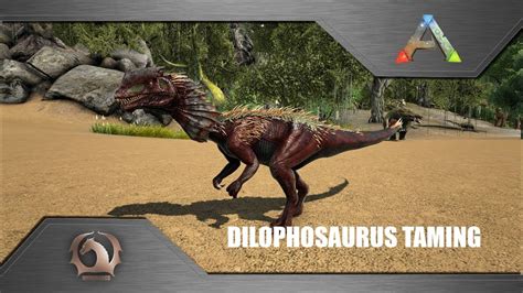 Ark Survival Evolved - Dilophosaurus taming - YouTube