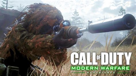 Call of Duty 4 Modern Warfare Remastered: All Ghillied Up Sniper ...