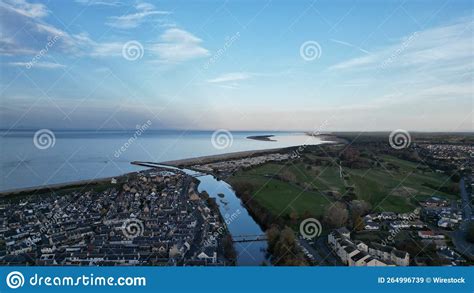 Aerial Shot of Nairn Town in Scotland. Stock Image - Image of outdoor ...