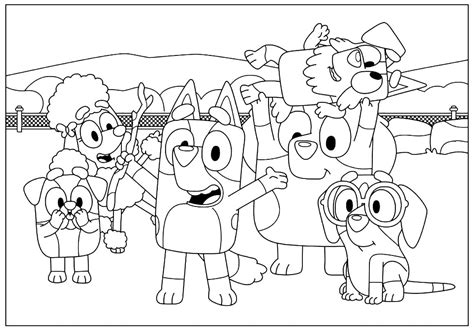 Coco from Bluey coloring page - Download, Print or Color Online for Free