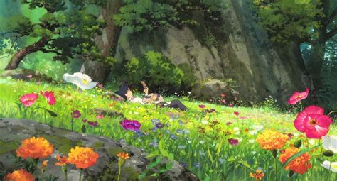 Studio Ghibli House Wallpaper