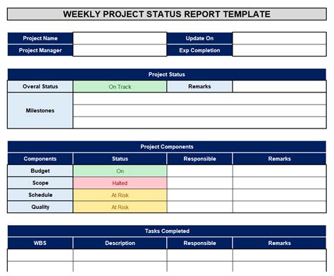 Weekly Progress Report Template Project Management – NBKomputer