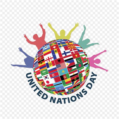 United Nations Clipart Hd PNG, United Nations Day Design With Flag ...