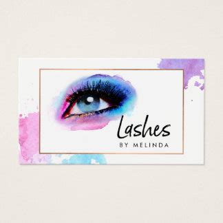 Eyelash Business Cards & Templates | Zazzle