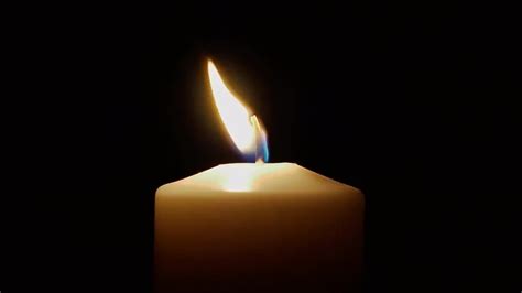 Flickering Candle Stock Video - YouTube