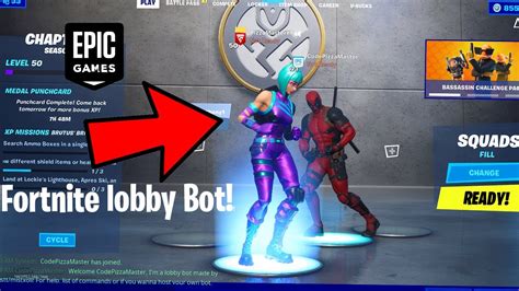 Fortnite lobby bot commands