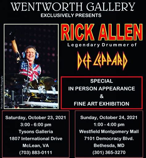 Rick Allen Art Show - TODAY | Def Leppard