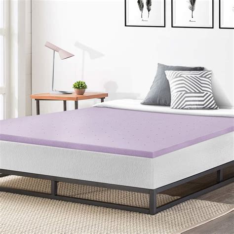 Best Price Mattress Twin XL Mattress Topper - 1.5 Inch Lavender Infused ...