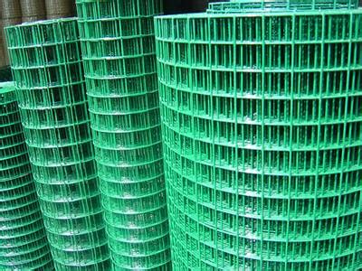 PVC Coated Welded Wire Mesh Panels/Rolls, Vinyl Coated Welded Mesh