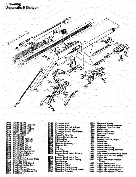 Browning Auto 5 Schematic