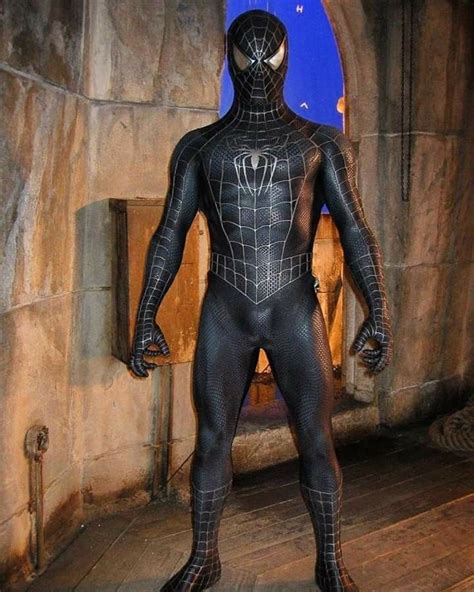 Spiderman 3 black suit | Symbiote spiderman, Batman superman wonder ...