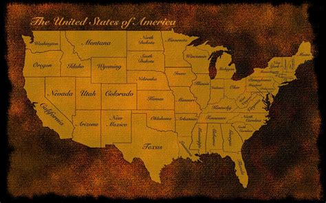 Usa Map Wallpaper Hd Wallpapers United States Map Us Map Printable ...