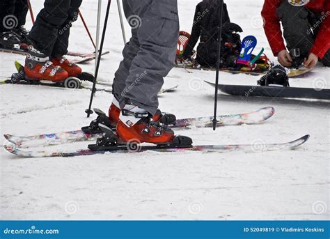 Alpine Skiing Equipment. Stock Photo - Image: 52049819