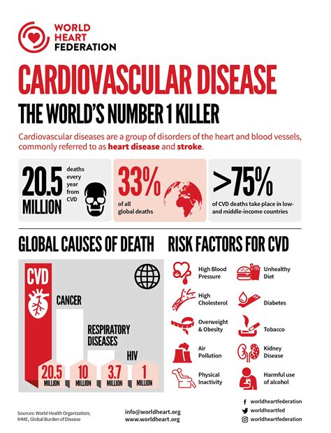 Cardiovascular Disease Infographic - World Heart Federation