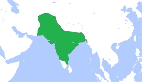 The Mughal Empire at its height circa 1700. - Maps on the Web