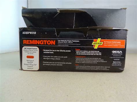 Remington Low Velocity Power Fasteners 2 1/2" 63mm ,100 count , 58052 ...