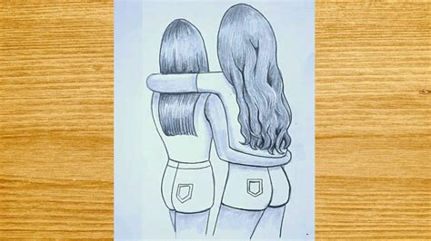 Best Friends Drawing Simple : Bff Boyfriend Clipartmag Myhobbyclass ...