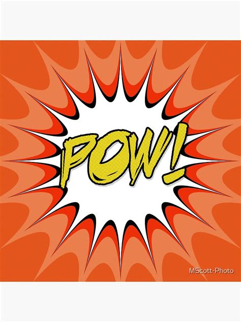 "POW! Cartoon Pop Art" Poster by MScott-Photo | Redbubble