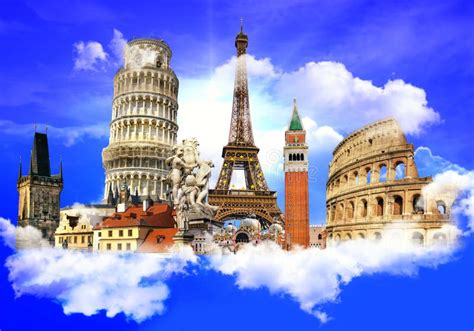 European landmarks stock image. Image of retro, colosseum - 22246695