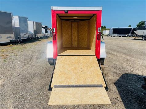 2024 Interstate 1 Trailers 4x6 Enclosed Cargo Trailer with RAMP ...