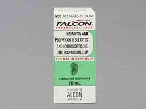 Neomycin Polymyxin B-Hc Otic Sus 10 Ml By Falcon