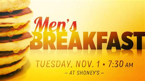 Men’s Fellowship Breakfast | Bible Center Church